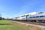 Amtrak Train # 41 stopped at Kissimmee with P42DC # 155 and 175 on the point 